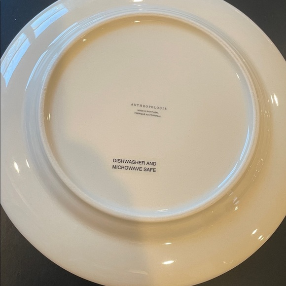 Set of four Anthropologie old Havana salad plates blue - Picture 7 of 10